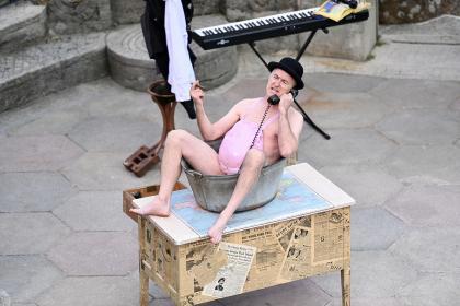 Adolf and Winston - Living Spit