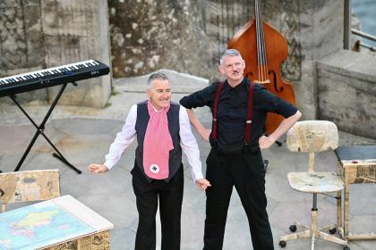 Adolf and Winston - Living Spit