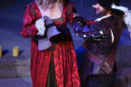A scene from Cyrano De Bergerac